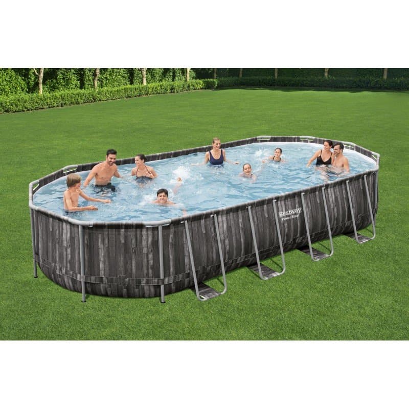 Сглобяем басейн 732 x 366 x 122 см. Bestway 5611T - Image 2