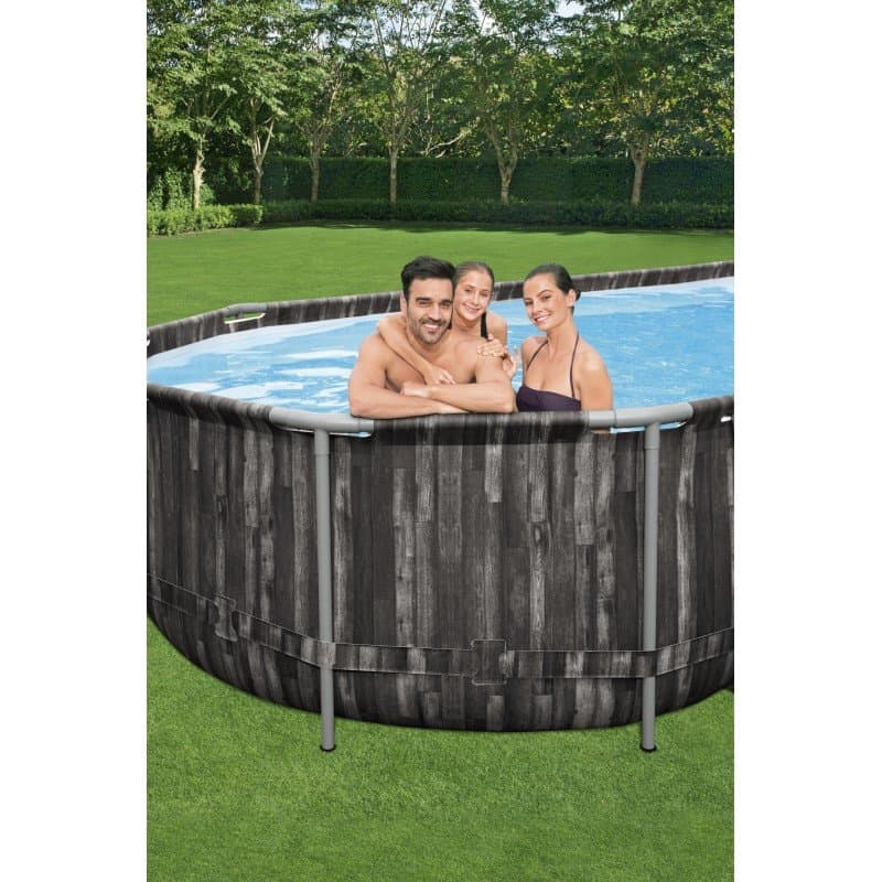 Сглобяем басейн 732 x 366 x 122 см. Bestway 5611T - Image 3