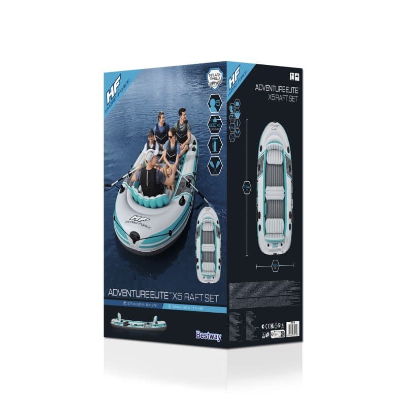 Надуваема лодка Bestway Elite X5 364х166см 65159 - Image 5
