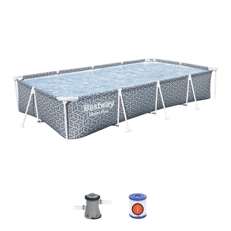 Сглобяем басейн Bestway Steel Pro 366х201х66см с тръбна конструкция 561FV - Image 2