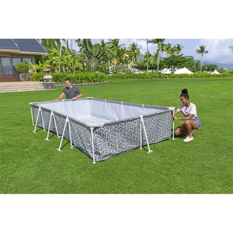 Сглобяем басейн Bestway Steel Pro 366х201х66см с тръбна конструкция 561FV - Image 12