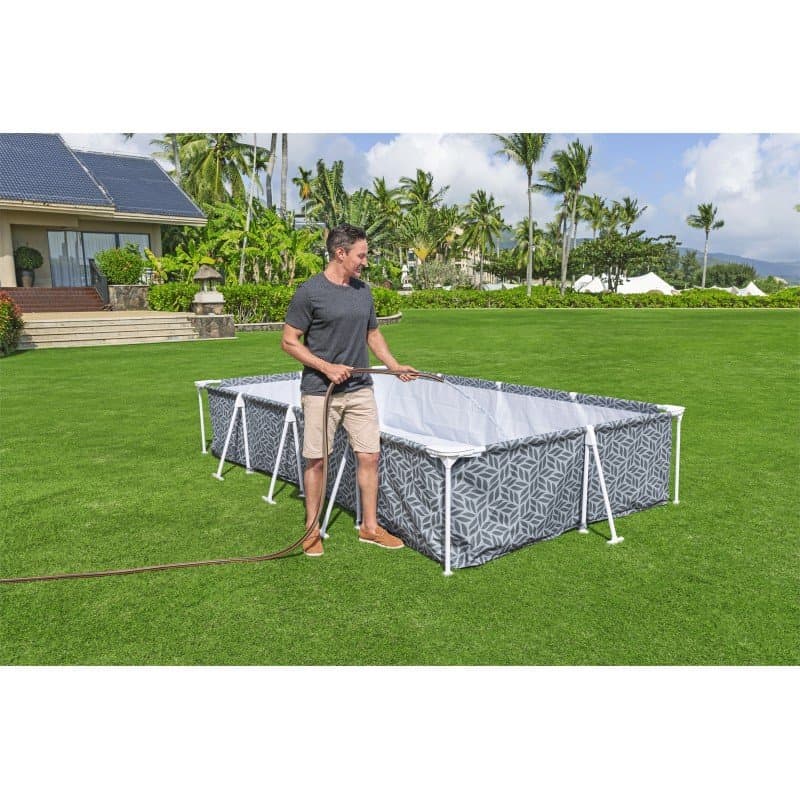 Сглобяем басейн Bestway Steel Pro 366х201х66см с тръбна конструкция 561FV - Image 13