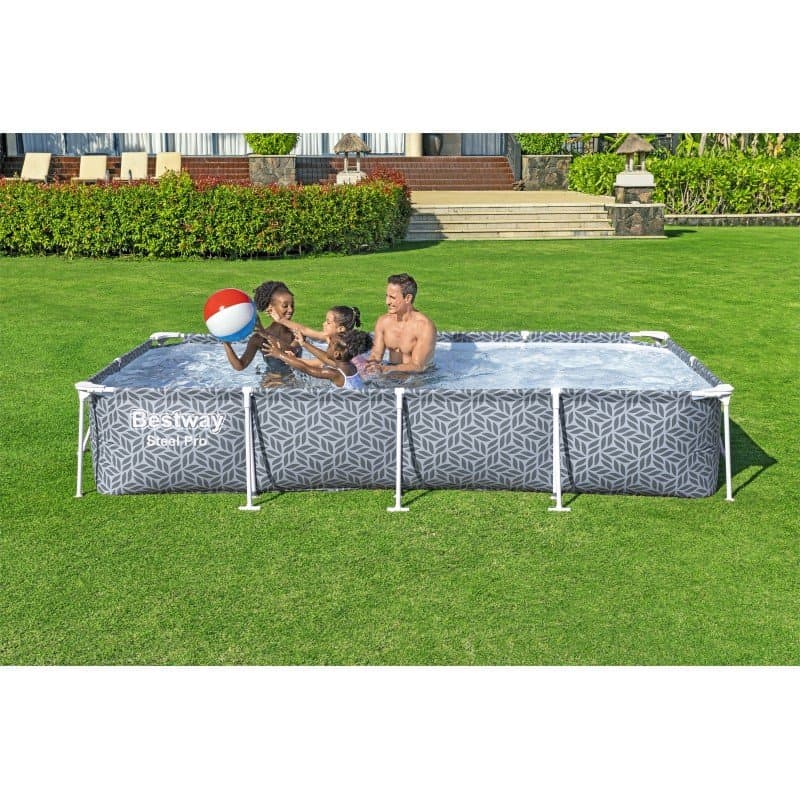 Сглобяем басейн Bestway Steel Pro 366х201х66см с тръбна конструкция 561FV - Image 8