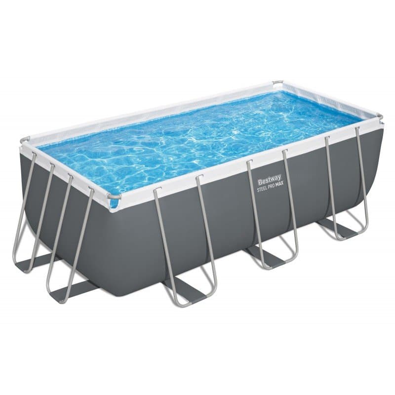 Сглобяем правоъгълен басейн 4.12m x 2.01m x 1.22m  Steel Pro MAX™